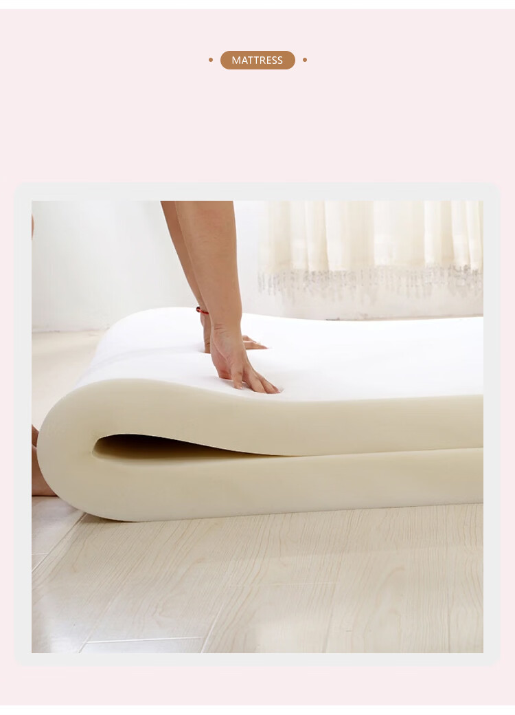 L&S Coconut Palm Mattress Foldable Firm Coconut Palm Tatami Natural Coconut Palm Mattress 6cm Thick CD39 1.8*2m 15