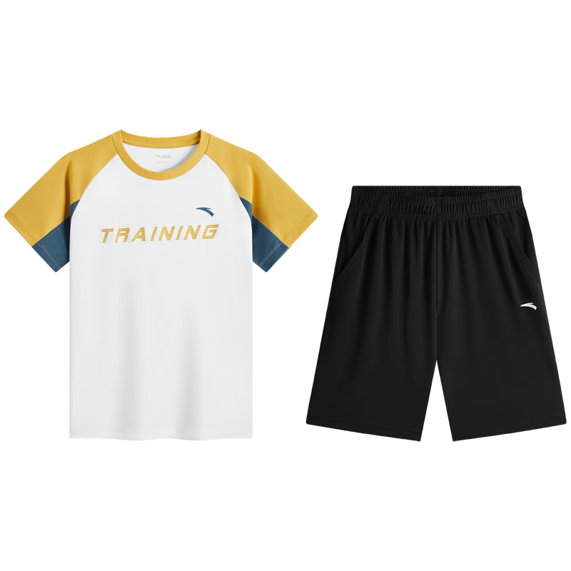 Anta Kids Sports Quick-Dry Set 2026 Summer Short Sleeve and Shorts Moisture-Wicking Breathable Comfortable A72625712