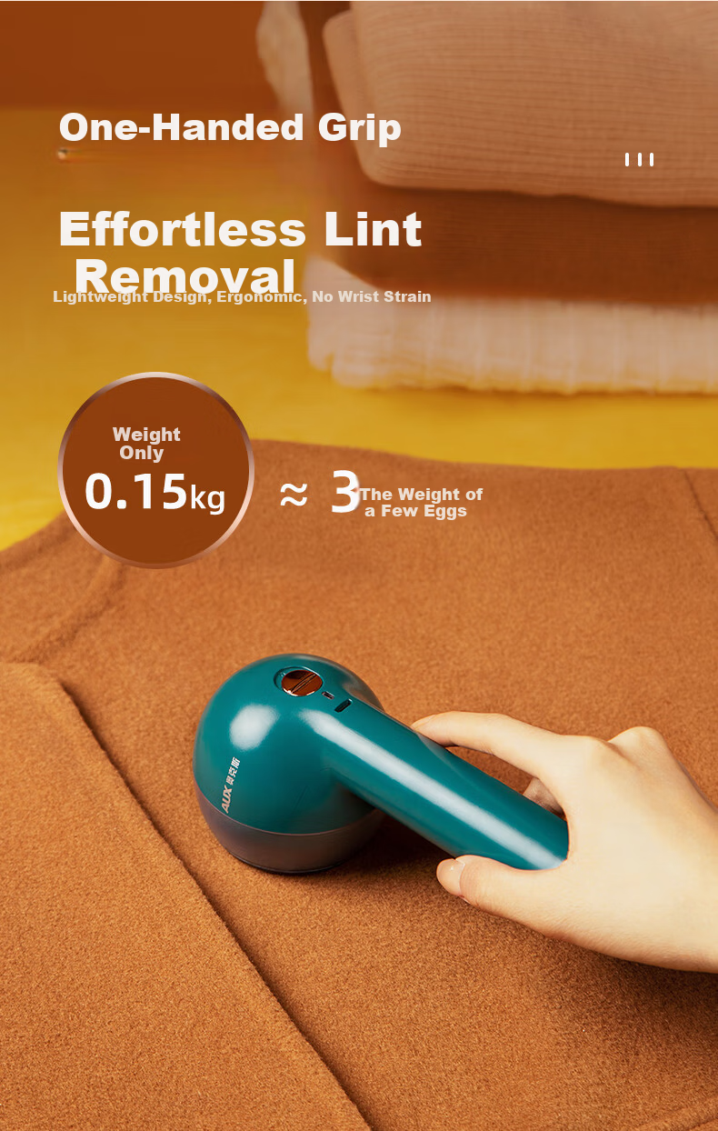 AUX Electric Lint Remover Fabric Shaver Sweater Defuzzer Clothes Fuzz Remover Portable Hair Trimmer Household Pilling Remover Essential Travel Tool 21