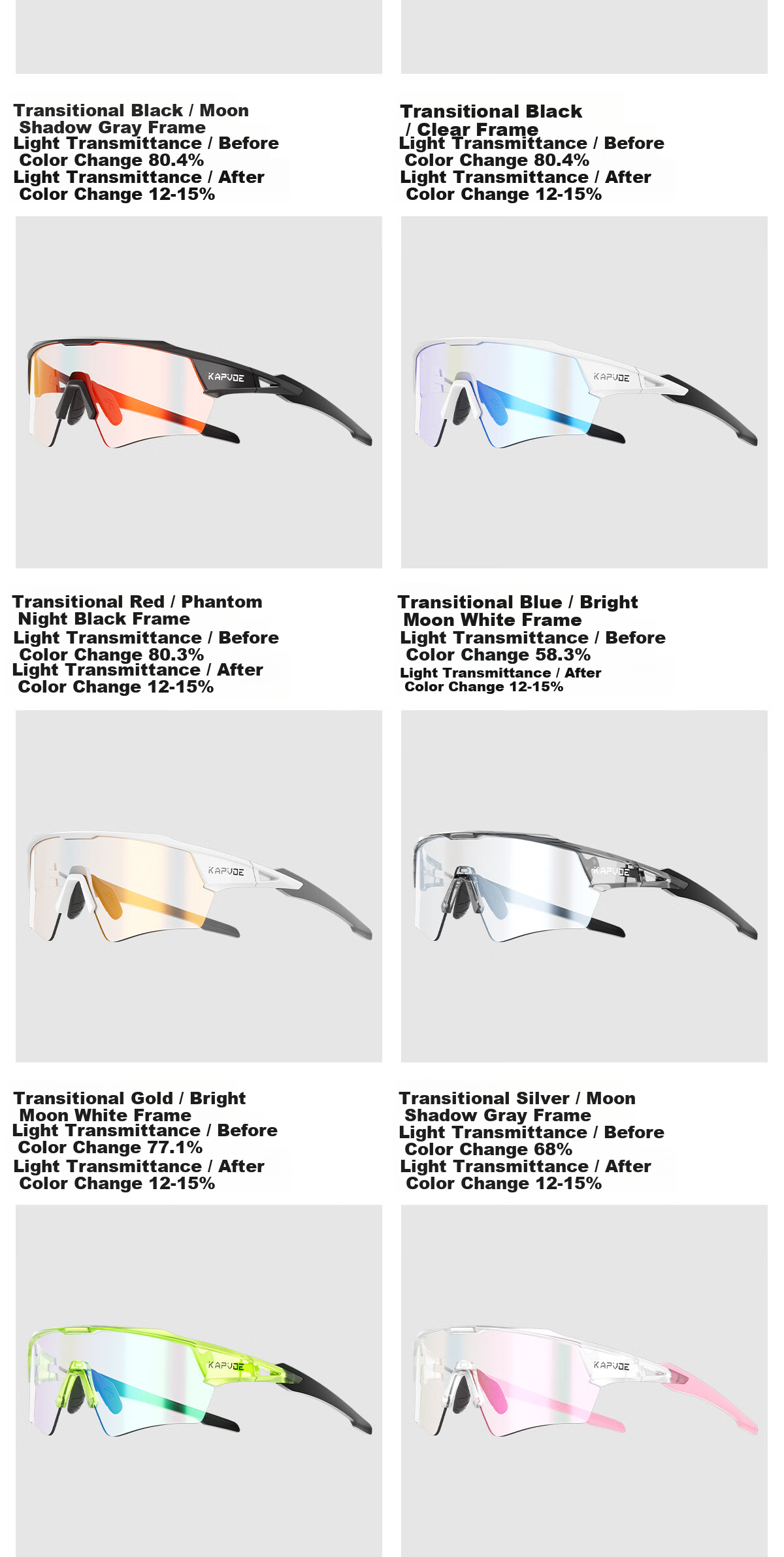 KAPVOE Dream Wings High Contrast Colorful Hiking Goggles Outdoor Hiking Glasses Windproof Sandproof Insect-proof Sunglasses Unisex 24