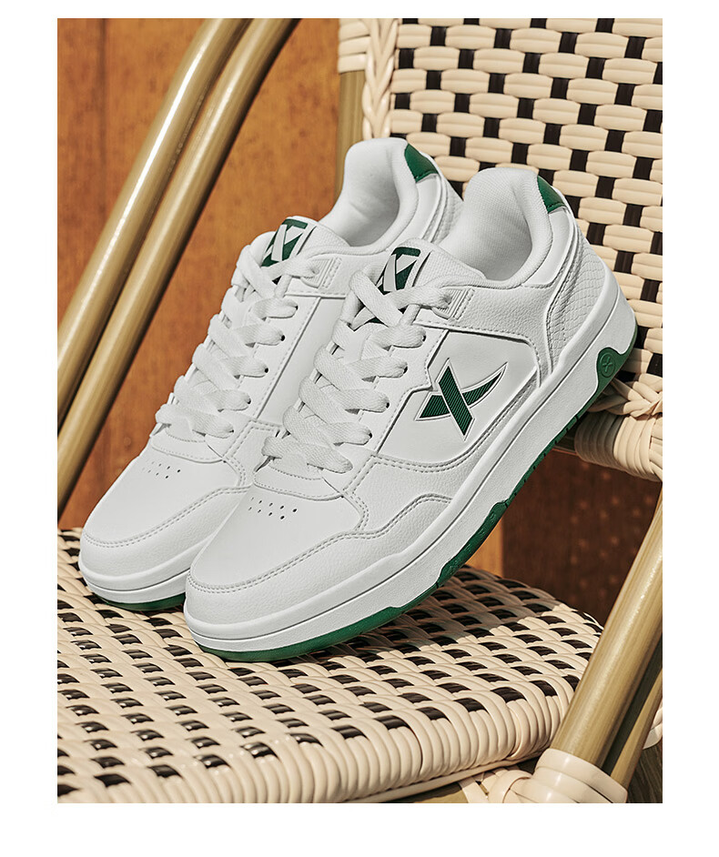 Xtep Liubai Men's Sports Sneakers Casual Breathable Lightweight Soft Elastic White Shoes for Spring and Summer 17