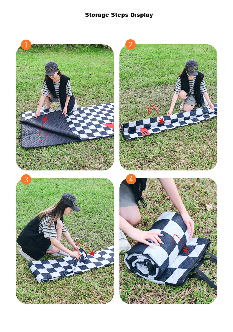 Openway Outdoor Waterproof Thickened Picnic Mat Tent Sleeping Pad Beach Seat Portable Carpet 11