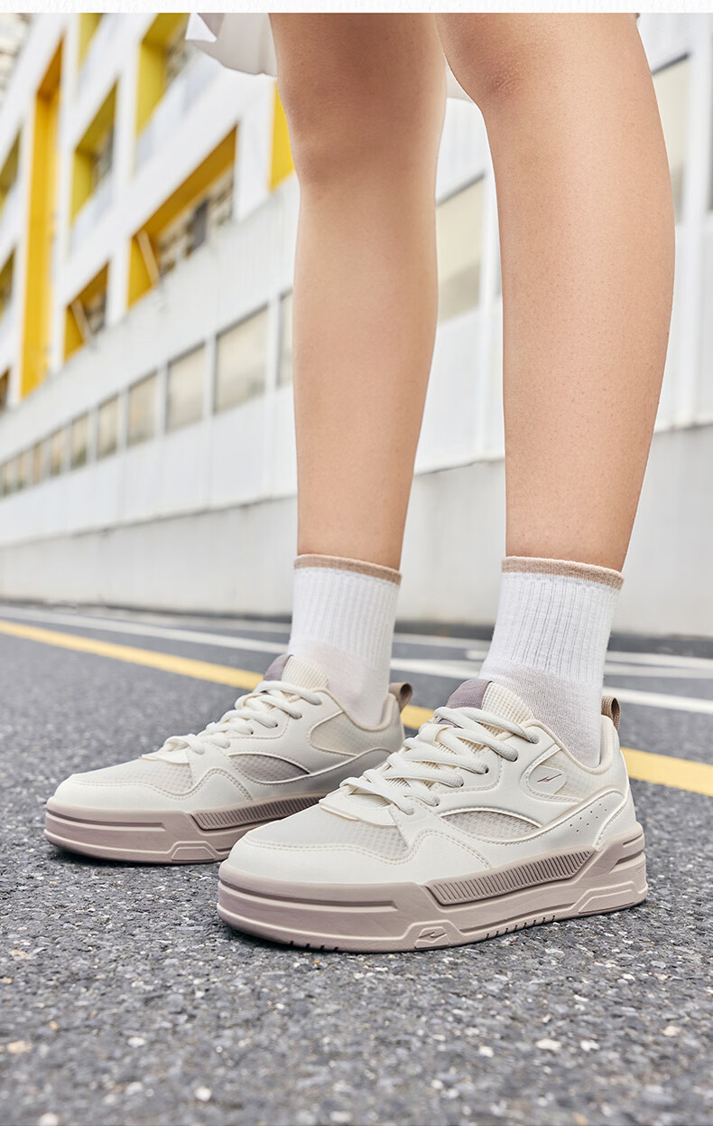 ERKE Women's Sneakers 2026 Summer New Comfortable Breathable Thick Sole Height Increasing Casual Sports Shoes | Banxia 4 2