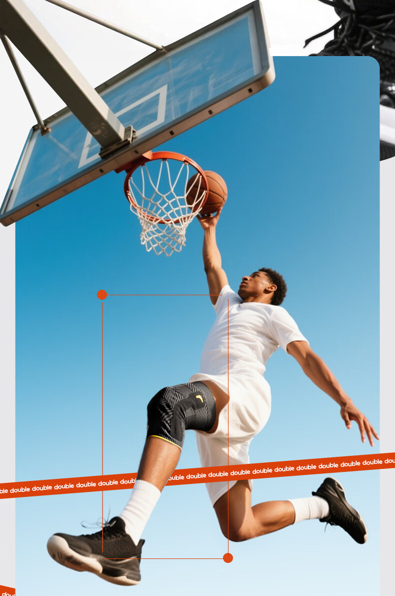 MOKO MAX Knee Brace Sports Basketball Running Hiking Badminton Meniscus Injury Spring Support Shock Absorption Protector 4