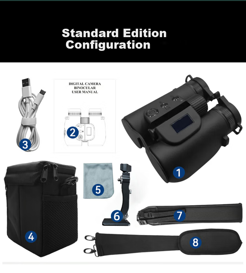 Kent【Guanlipai S2】AI Smart Binocular Telescope ED Lens Wide Field Professional Military Astronomy Birdwatching Photography 18