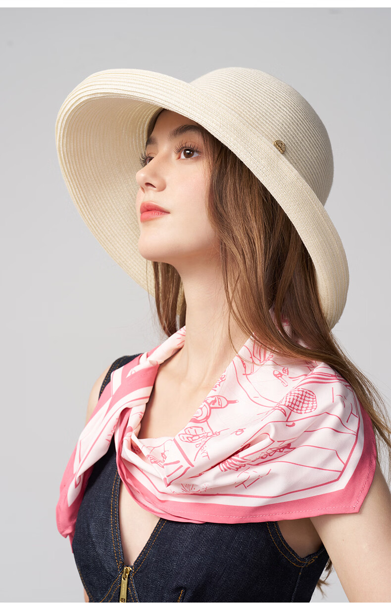 Kenmont Sunscreen Hat 2026 New Style Sunshade Straw Hat Fashionable Sun Hat Wide Brim UV Protection Summer 6271 7