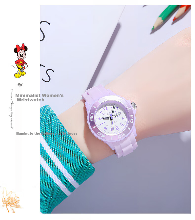 Disney Kids Girls Watch Student Birthday Gift for Middle and High School Girls Ages 6-12 Back to School 12