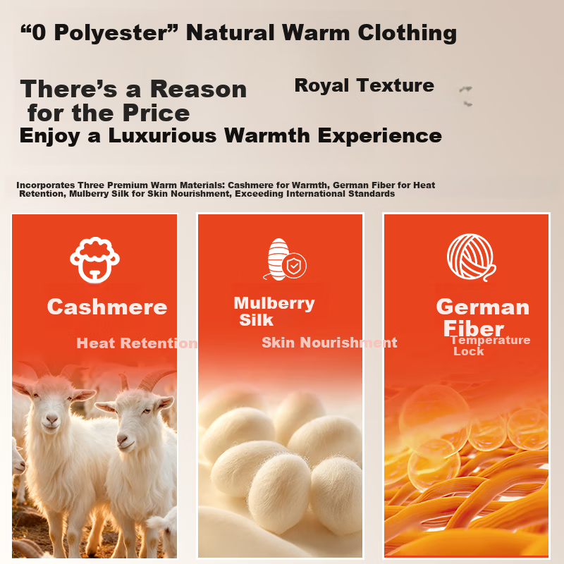 FIRS 0 Polyester De Rong Heating 25th Anniversary New Men's Thermal Vest Autumn Winter Fleece Thickened Cashmere Silk