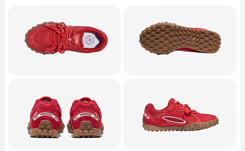 CAMEL Mountain Vintage Casual Women's Non-Slip Suede Casual Derby Sneakers K26BX5L3077 Mocha Brown Size 38 23