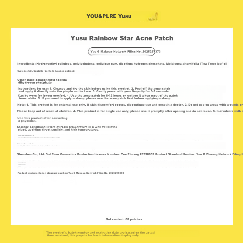 Yusu Acne Patch Star-Shaped Concealer Invisible Acne Sticker Cute Pimple Patch Makeup-Friendly Birthday Gift for Men and Women