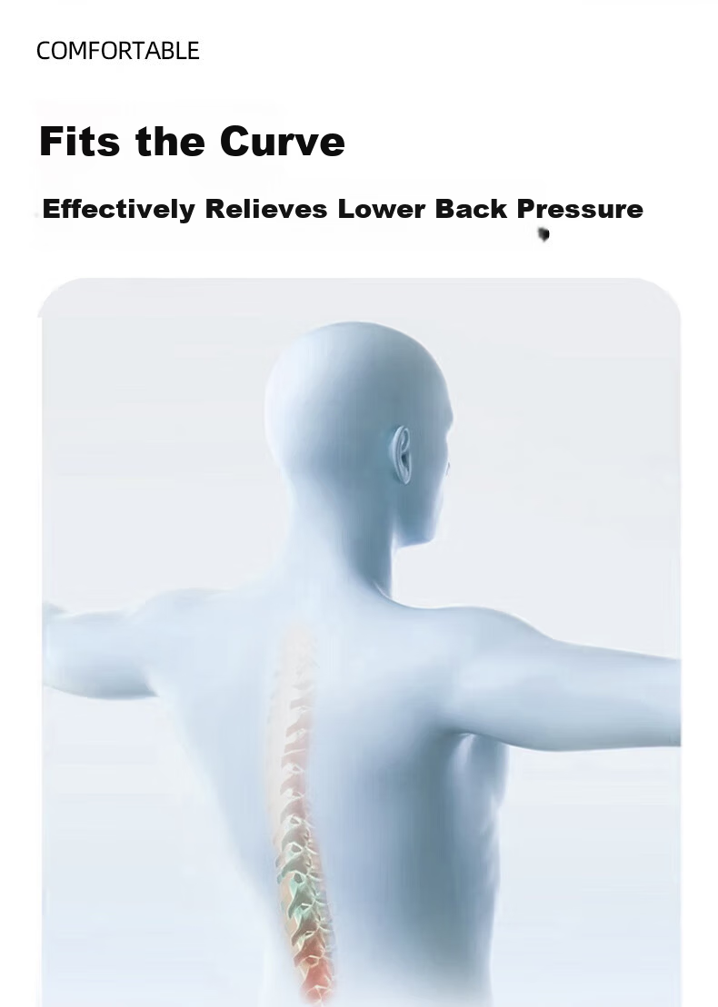 Etravel Inflatable Travel Lumbar Pillow Portable Press-to-Inflate Waist Support Cushion Green 4