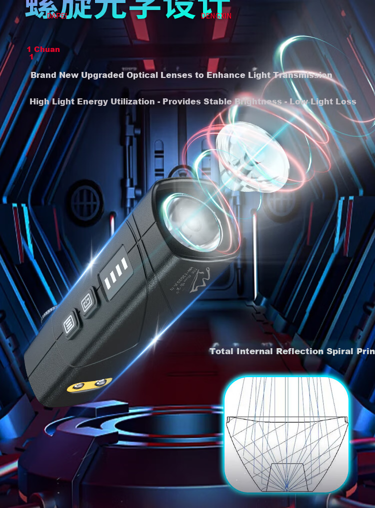 TRE-Hana Hanging Ear Sensor Headlamp Outdoor High Brightness Night Fishing Long Battery Life Multifunction Rechargeable Bait Lighting 4