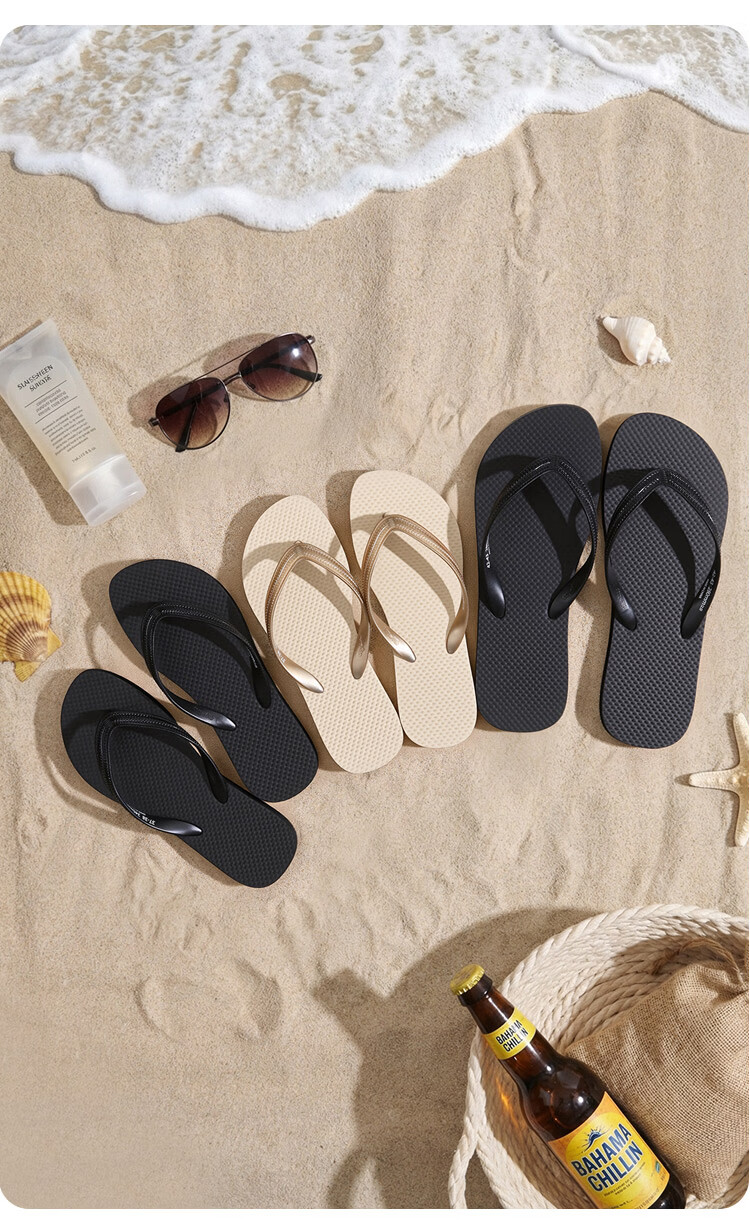 JD Jingzao Unisex Herringbone Flip Flops Beach Swimming Casual Summer Soft Sole Sandals Gray Size 39-40 13