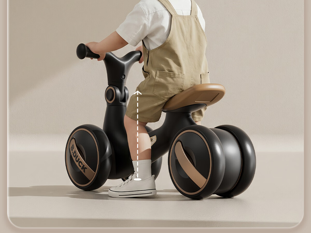 Lede Children's Balance Bike, Toy for Boys And Girls Aged 1-2 Years Old, Birthday Gift, First Meeting Present, Four-Wheel Gliding Scooter 19