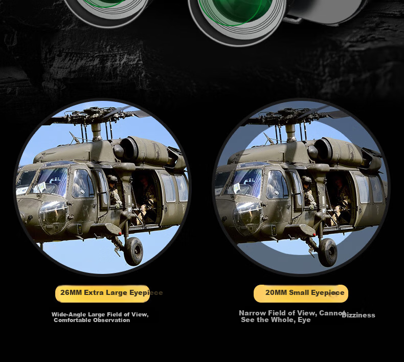 Jiapu High-Power HD Binoculars Non-Military Night Vision Professional Adult 8000m Outdoor Binoculars with Smartphone Connectivity 13