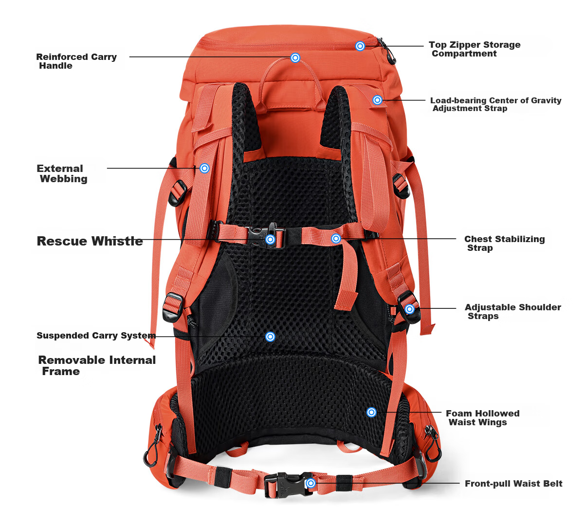 CAMEL King Armor Large Capacity Outdoor Camera Hiking Backpack Mountaineering Travel Backpack 17