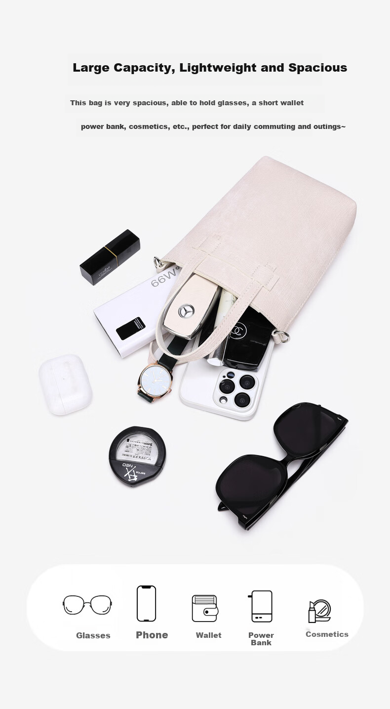GOLF Women's Crossbody Bag Fashion Waterproof Casual Shoulder Bag Phone Bag Birthday Gift for Girls 8