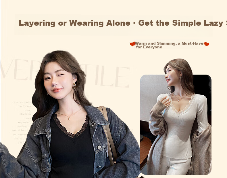 DUOQINGMAO Thermal Underwear 2025 Autumn Winter New Silk Cashmere 10A Antibacterial Slim Fit Waist Enhancing Champagne 2XL 27