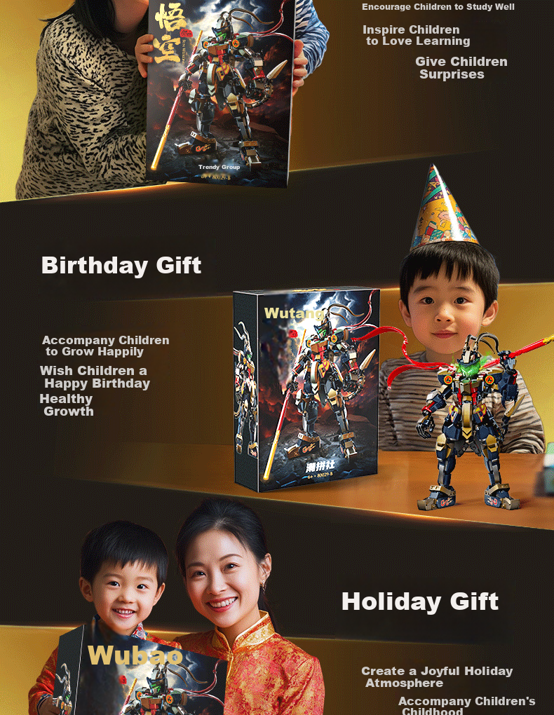 LIVING STONES Building Blocks Set for Boys Age 6-15, Sun Wukong Construction Toy Birthday and New Year Gift 13