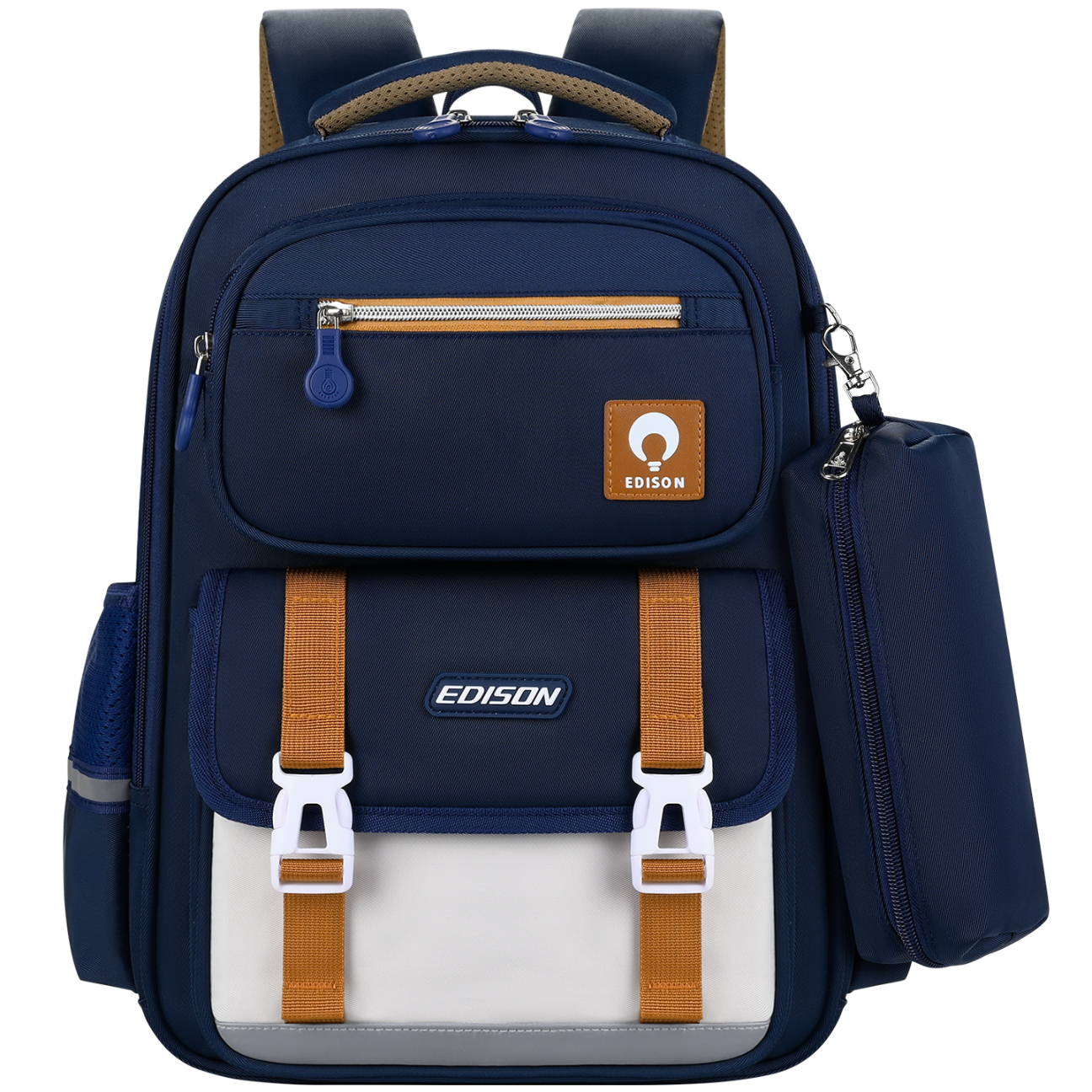 Edison Primary School Backpack for Boys and Girls, Lightweight, Ergonomic, Reflective, Anti-Drop Children's Double Shoulder Bag 2513-1S