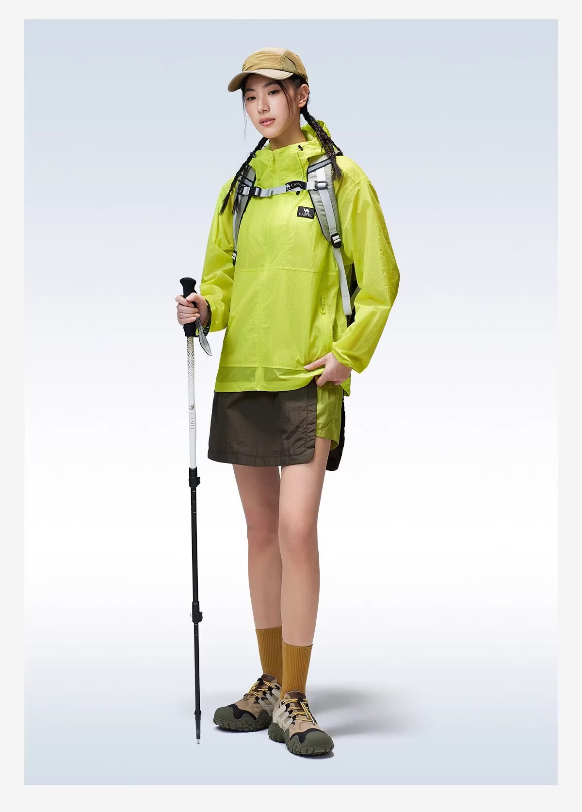 CAMEL Dilireba Edition Muguang Air Outdoor Mountain Style Lightweight Breathable Sun Protection Jacket 10