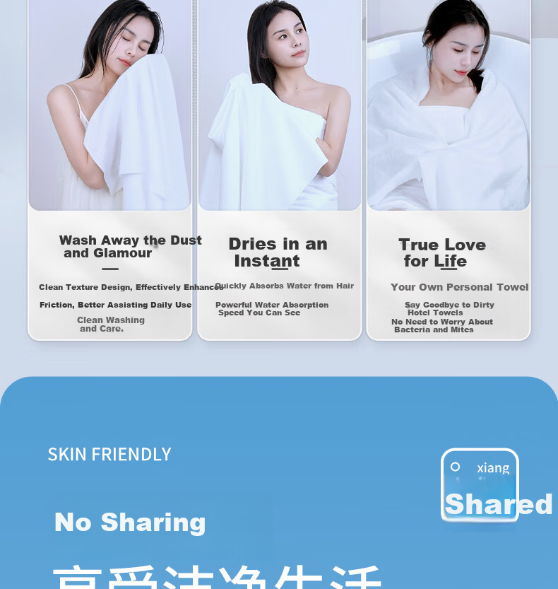 Junri Disposable Compressed Facial Towels, Large Thick Portable Cleansing Towels, Individually Packaged, 20 Pieces, Travel Supplies 21