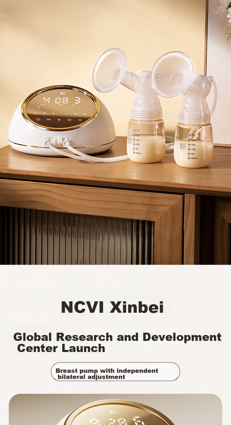 Xinbei Electric Breast Pump Double-Sided Painless Fully Automatic High Suction Breast Extractor 8129-1 4
