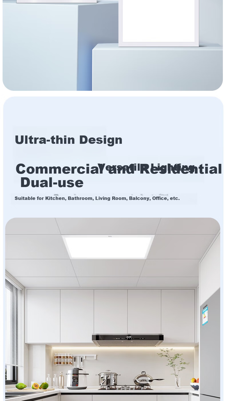TCL Flat Panel Integrated Ceiling Light Office Public Lighting Panel Light 30x60cm 15