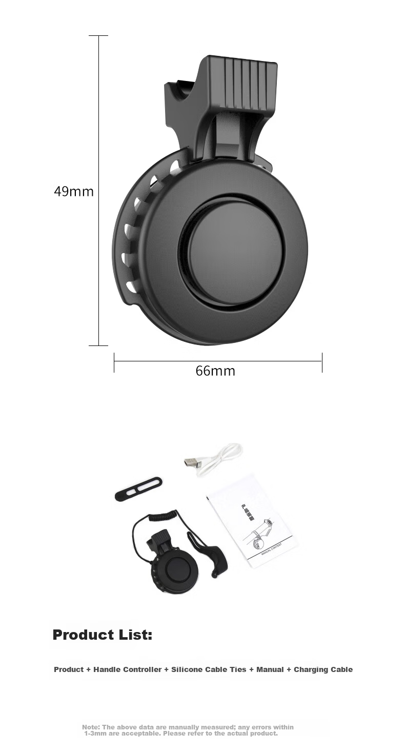 40,000 Kilometers Bicycle Bell Super Loud Universal Children's Electric Horn Mountain Bike Road Bike Riding Equipment 11