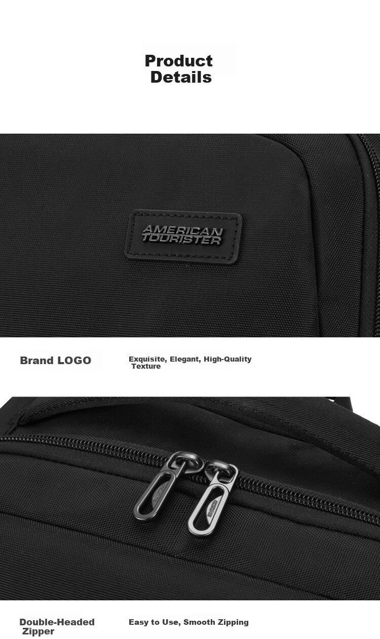 American Tourister Men's Backpack Commuter Laptop Bag Multifunctional 16-inch Travel Bag NA5 Light Gray 11