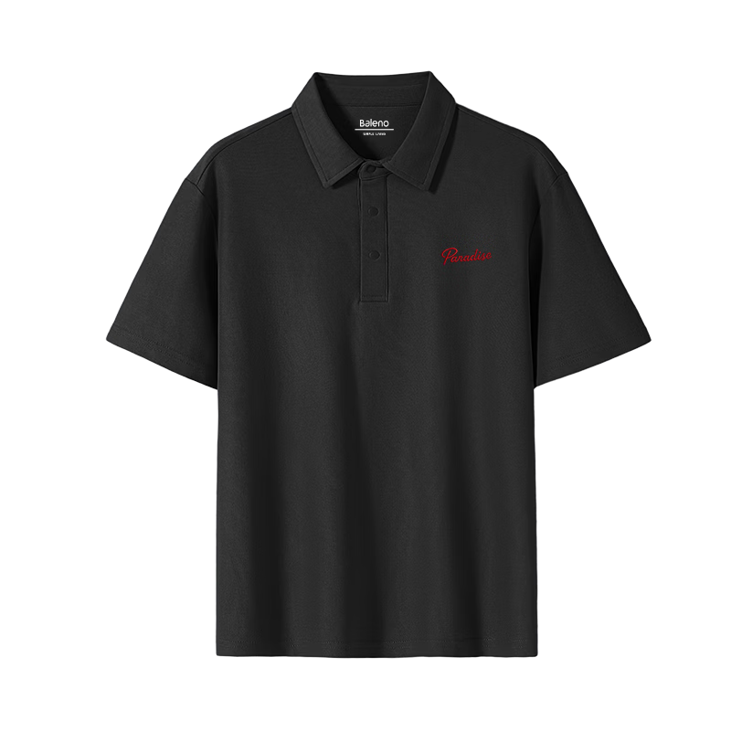 Baleno Father's Day Gift Cotton Pique Polo Shirt Men 2026 New Breathable Soft Skin-Friendly Summer Casual Short Sleeve