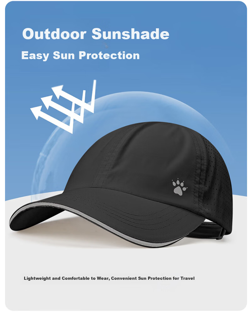 KELME Summer Sun Protection Baseball Cap Unisex Quick-Dry Breathable Sports Running Tennis Hat Visor Cap 3