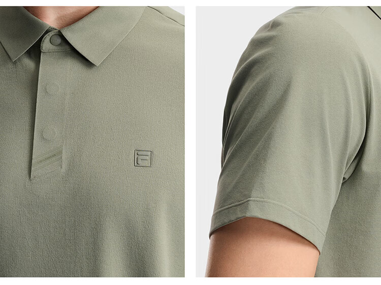 FILA Official Wang Yang Men's Knitted Short Sleeve Polo Shirt 2026 Summer Moisture-Wicking Quick-Dry Comfortable Top 52