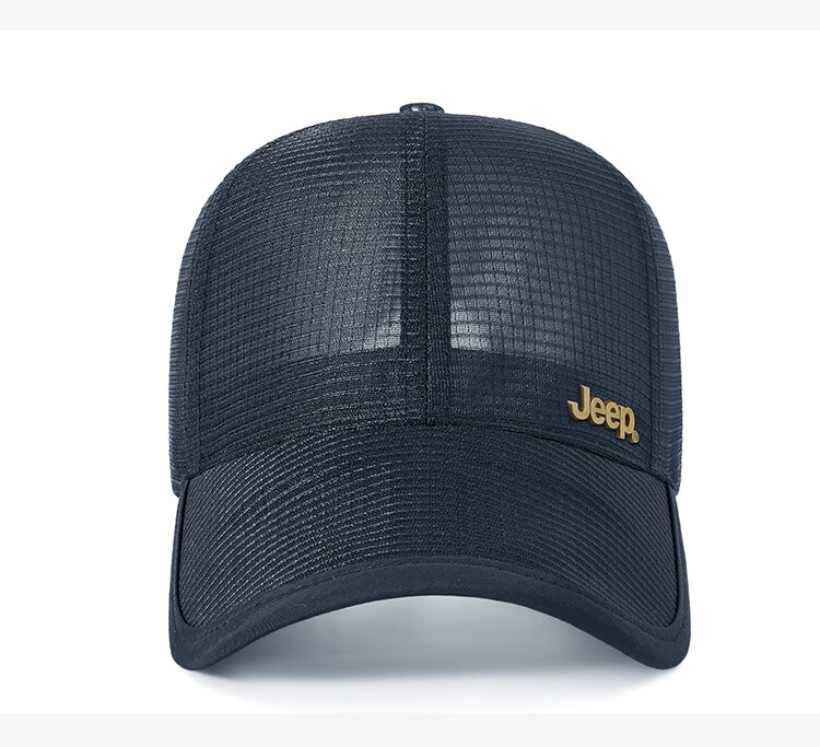 JEEP Breathable Mesh Cap Spring Summer Sun Protection Outdoor Sports Baseball Cap Lightweight for Men and Women Large Head Size 17
