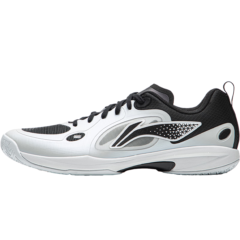 LI-NING Professional Table Tennis Shoes Qilin LIGHT 2.0 Silk Training Competition Sports Shoes Standard White/Black Size 42