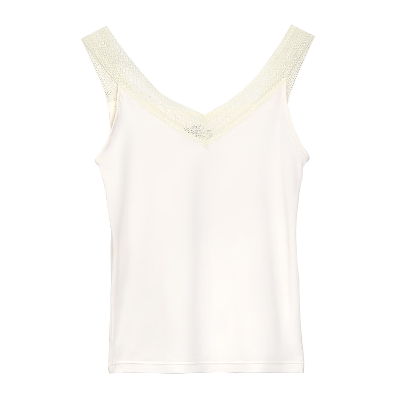 Hodohome Red Bean Lace Strap Camisole Top for Women New Style Layered Wearable Base Shirt 165