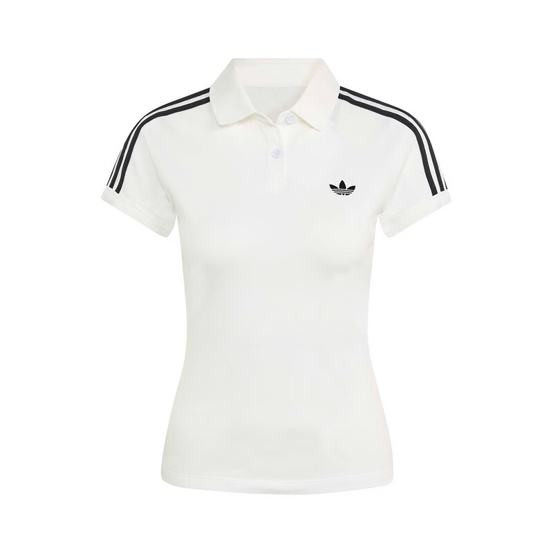 Adidas Originals Women's 3S POLO Short Sleeve Polo KD3697 White S 3