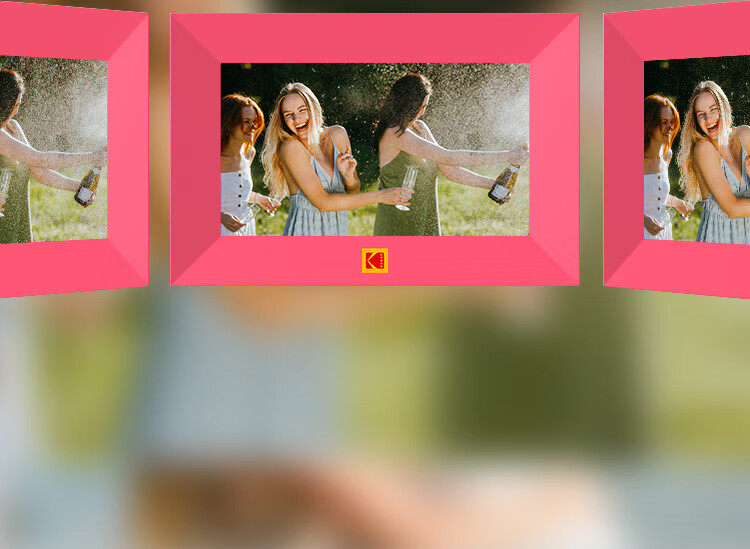 KODAK 1020V Digital Photo Frame 10.1-inch HD Electronic Album Remote Control Video Photo Music Player Noble Black 3