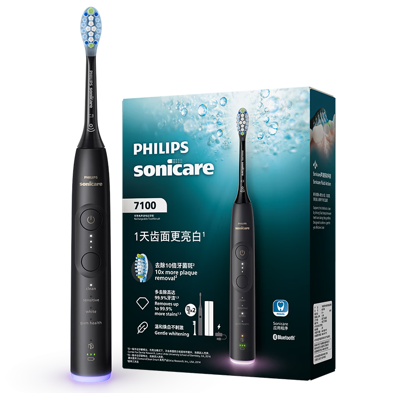 PHILIPS DiamondClean 9 Series Professional Master Electric Toothbrush with Patented Dual-Core Motor, High-End Cleaning, Gum Care, Whitening, Birthday Gift for Men/Women Black