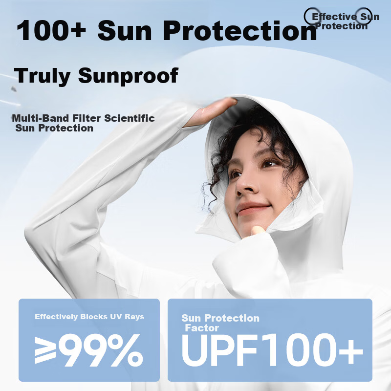 JEEP Men's Ice Silk Sun Protection Jacket Summer Quick-Dry Breathable Cooling Lightweight Hooded Sunshade Coat W Olive Green 4XL