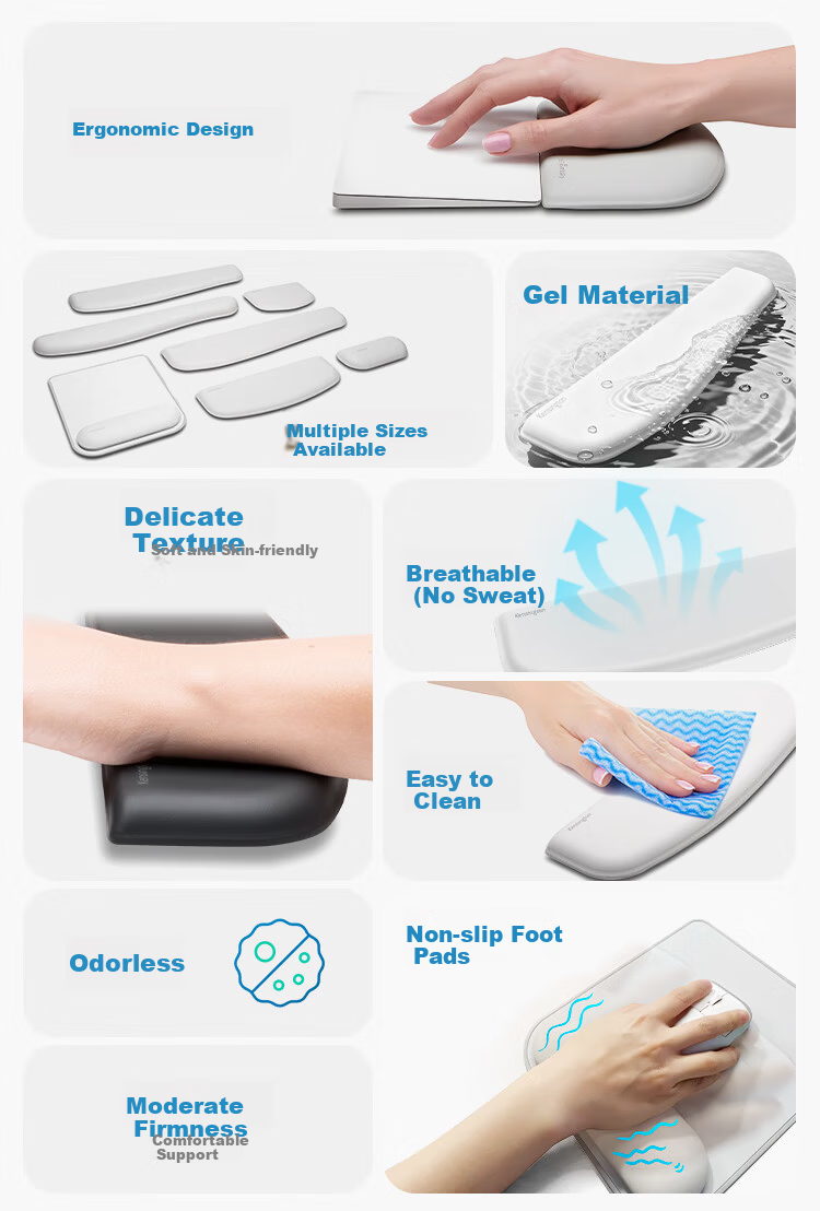 Kensington ErgoSoft™ Mechanical Keyboard Ultra-Thin Keyboard Mouse Wrist Rest Ergonomic Keyboard Wrist Rest K52799 3