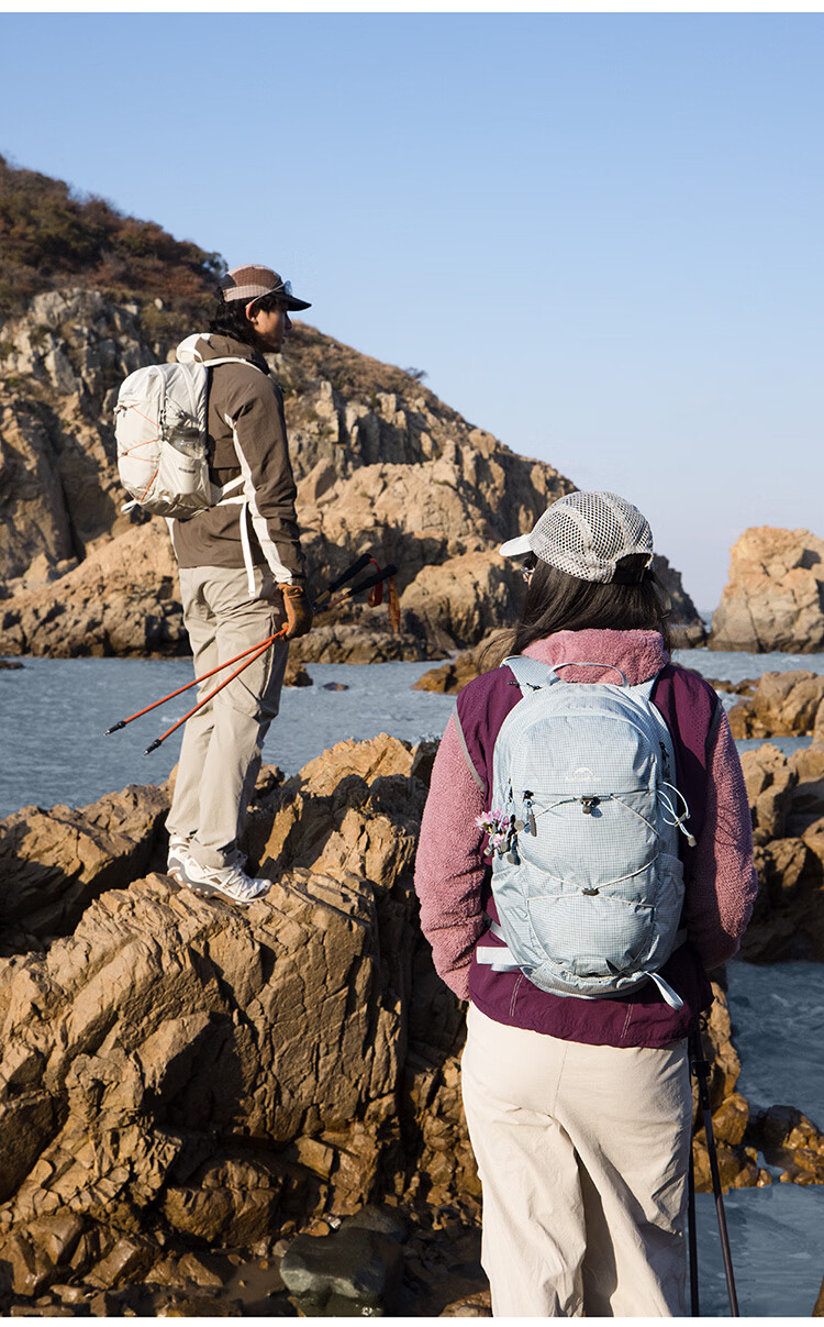 Naturehike Nuokelongwa Base 20L Lightweight Hiking Backpack Unisex Outdoor Mountaineering Travel Casual Double Shoulder Bag 13