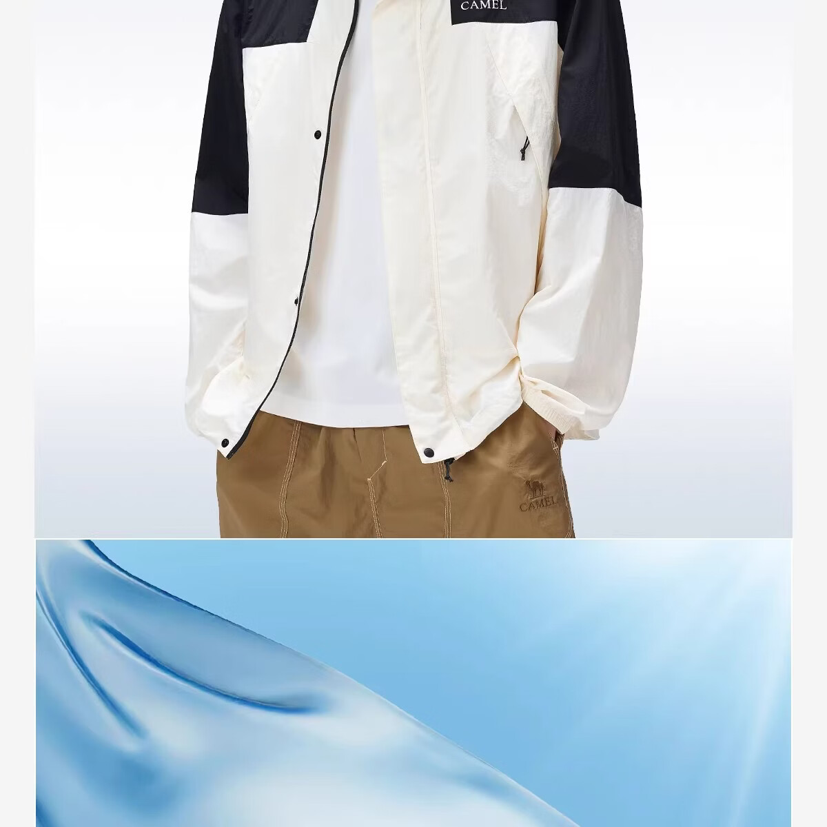 CAMEL Outdoor Sun Protection Jacket 2026 Spring Summer New UPF700+ Unisex Cooling Windproof Water-Repellent Sports Jacket 5024 5