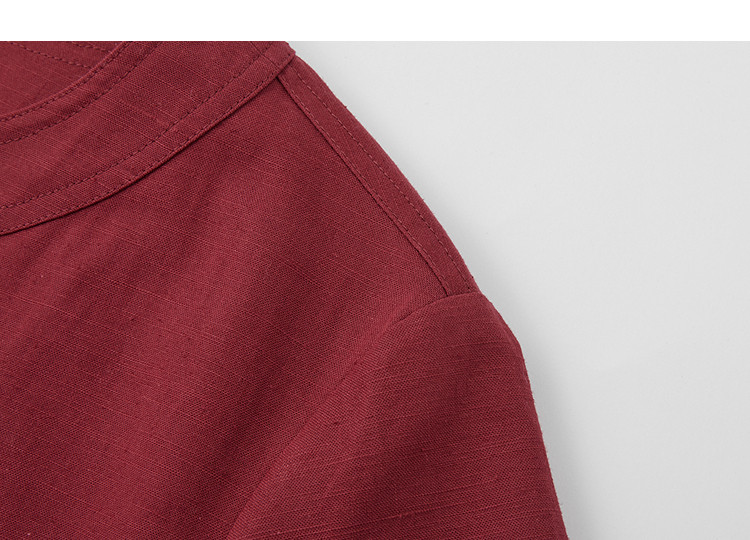 Demana [with Flax Cloud Oxygen Cotton] Summer Vintage Commuter Round Neck Short Sleeve Petite Slim Cropped Women's Jacket 13