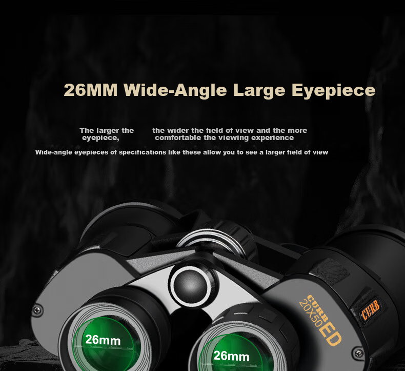 Jiapu High-Power HD Binoculars Non-Military Night Vision Professional Adult 8000m Outdoor Binoculars with Smartphone Connectivity 12