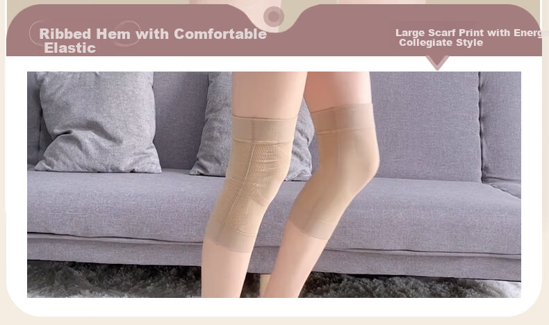 DISHU Women's Knee Brace for Arthritis Warmth Old Cold Leg Support Meniscus Ligament Patella Injury Medical Knee Support Sleeve 10
