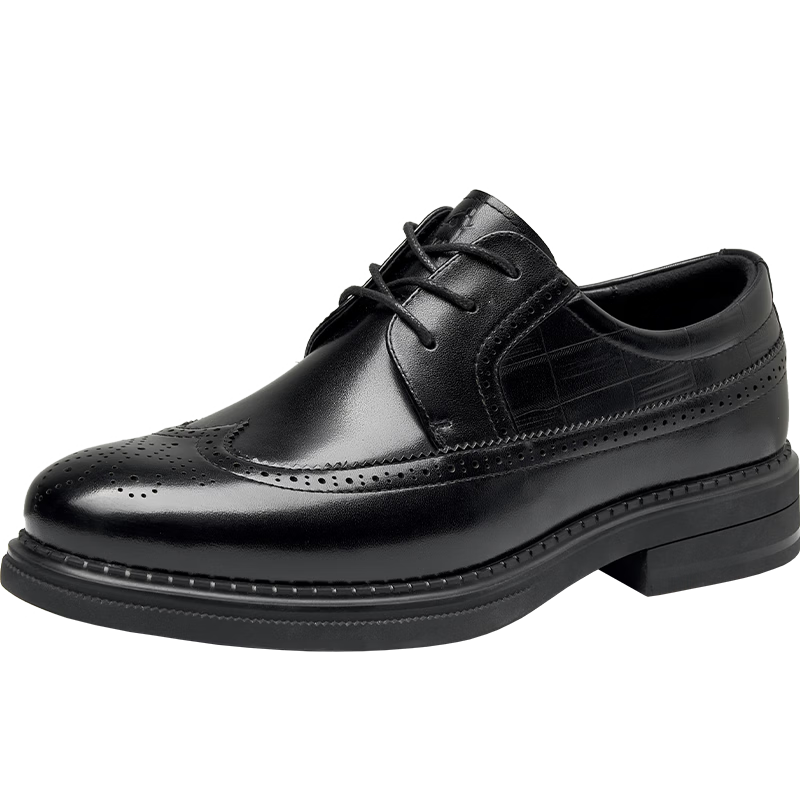 HLA Heilan Home Men's Leather Loafers Slip-On Business Casual Shoes
