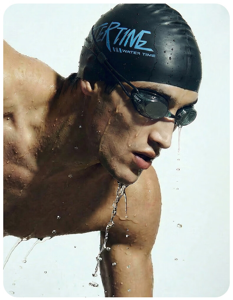 WATERTIME Waterproof Anti-Fog HD Plasma Professional Racing Swimming Goggles FINA Certified for Men and Women 15