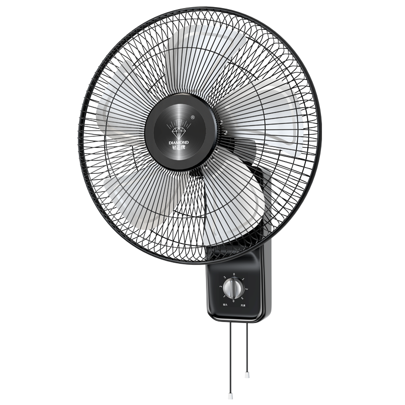DIAMOND Wall-Mounted Oscillating Fan Home Living Room Wall Fan Industrial High-Power Wall-Mounted Fan for Dormitory Restaurant School Shop ZM