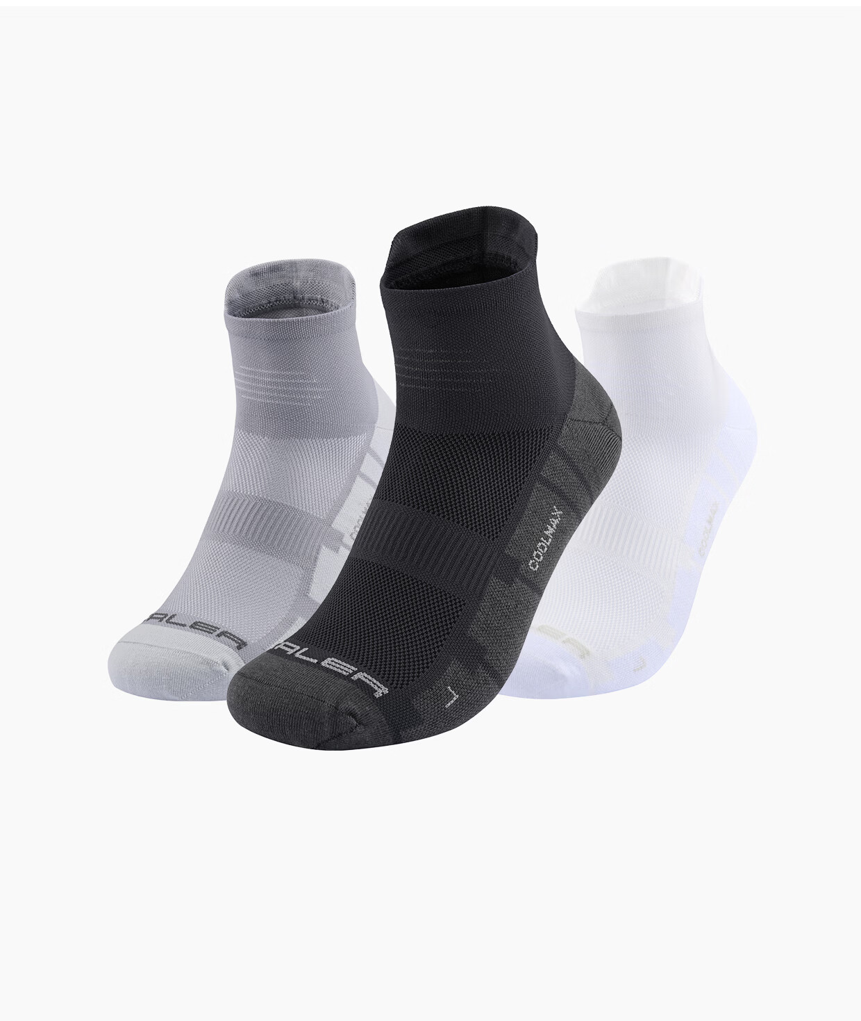 SCALER Outdoor Socks Unisex COOLMAX Elastic Breathable Sweat-Wicking Durable Low-Cut Trail Running Socks 15